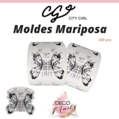 Moldes Mariposas City Girl 50unid - comprar online