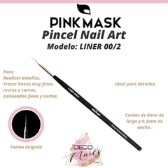 Pincel Liner 00/2 pink mask