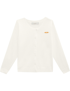 Casaquinho Menina 10/12 Off  White Milon