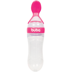 Colher Dosadora de Silicone Rosa (+6m) Buba