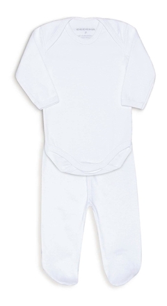 Conjunto Body Ribana Branco Bebê Dedeka