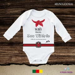 Body Tchê! Prazer Seu (nome do bebê) Filho(a) de (nome do pai ou mãe) - comprar online