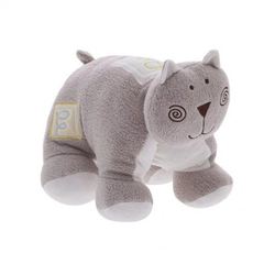 Almofada Meu 1º Puppet Gato Bege Zip Toys