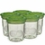 Conjunto de 5 Potes para Armazenamento de Leite com Tampa Verde MAM - comprar online