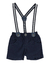 Conjunto Body/Short Menino Oxford Chic P/EG Azul Anjos Baby na internet