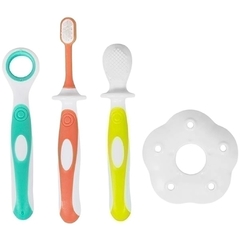 Kit Higiene Oral Com Protetor para bebê (3m+) Buba