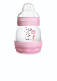 Mamadeira Anticólica Easy Start 130ml (0m) Rosa MAM