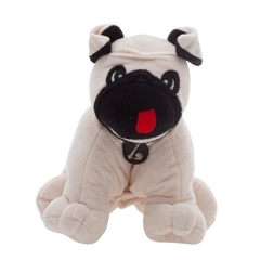 Almofada Meu 1º Puppet Pug Zé Baunilha Zip Toys