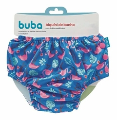 Biquini de Banho com Fralda Reutilizável Flamingo Buba 