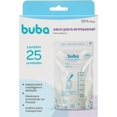 Saco para Armazenar Leite Materno 25 Unidades Buba