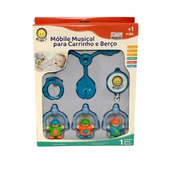 Mobile Musical Para Carrinho  e Berço  2 em 1 Amigos  Kitstar Wbaby