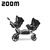 Carrinho de Bebê para Gêmeos Zoom - Asphalt Diamante - ABC Design - comprar online