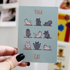 Ímã- yoga cat