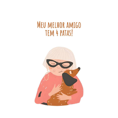 Ímã - meu melhor amigo tem 4 patas - comprar online