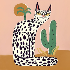 Ímã - tropical cat - comprar online