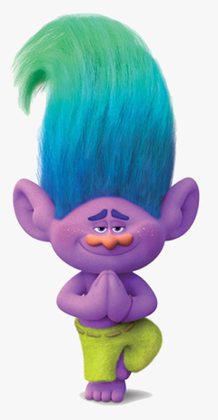 PERSONAJE TROLLS CORRUGADO PLOTEADO