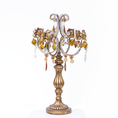 Candelabro de Caireles Dorado