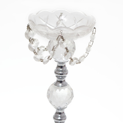 Candelabro Plateado con Caireles - comprar online