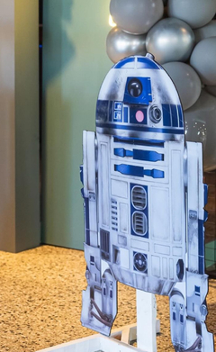 R2 D2 ROBOT STARSWARS CORPOREO MDF