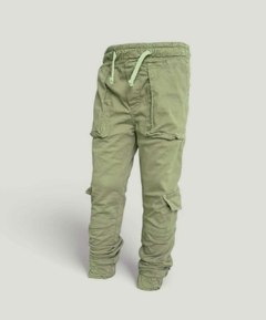 PANTALON GABARDINA CARGO