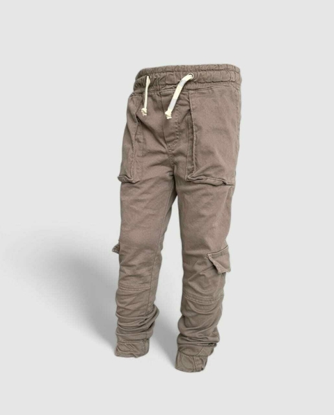 PANTALON GABARDINA CARGO