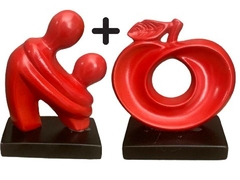 Adorno X 2 Figuras Decorativas Esculturas
