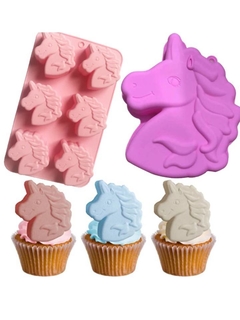 Molde Silicona Unicornio Cupcakes Repostería Jabones - comprar online