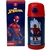 Garrafa infantil click com canudo Marvel homem aranha 300ml Zona Criativa