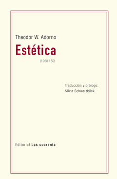 Estética 1958-9 de Theodor Adorno (Digital)