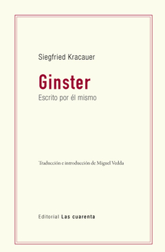 Ginster de Siegfried Kracauer (Digital)