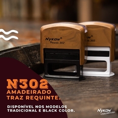 Carimbo Nykon 302 Black - Amadeirado