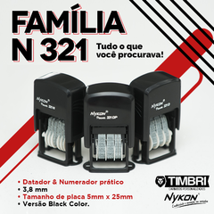 Datador Nykon Power 321 D - 4x22mm - Preto