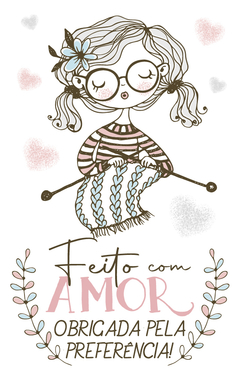 CARTÃO - FEITO COM AMOR. OBRIGADA PELA PREFERÊNCIA - comprar online