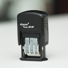 Datador Nykon Power 321 D - 4x22mm - Preto - TIMBRI CARIMBOS PERSONALIZADOS