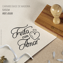 CARIMBO - FEITO COM AMOR