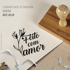 CARIMBO - FEITO COM AMOR