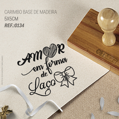 CARIMBO - AMOR EM FORMA DE LAÇO