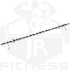 Barra 1.20mt maciça - Jr fitness - Equipamentos para Musculação