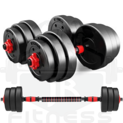 Kit Fitness importado 20kg - Jr fitness - Equipamentos para Musculação