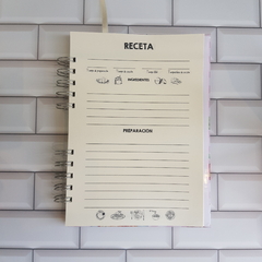 CUADERNO DE RECETAS - comprar online