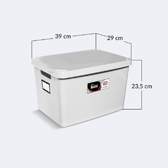 Caja Solid 20 Lts. Plástico Colombraro - tienda online