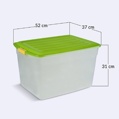 Caja Col Box Rectangular 42 Lts. Plástico Colombraro - comprar online