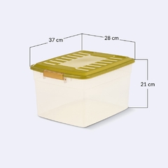 Caja Col Box Cuadrada 15 Lts. Plástico Colombraro - comprar online