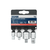 ADAPTADORES JGO. 4 Pzs (1/2x3/8-3/8x1/4-3/8x1/2-1/4x3/8) BREMEN