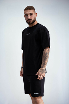 Camiseta Oversized Preta Escrita - comprar online