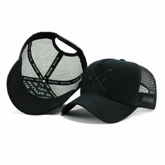 BONÉ TRUCKER ALL BLACK RECENZIE CLOTHING - comprar online