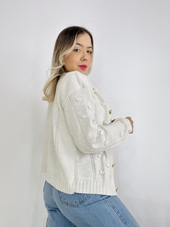 Conjunto tricot Bárbara creme - Lady Lala 