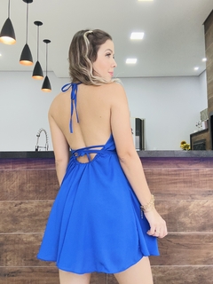 Vestido princesa azul - comprar online