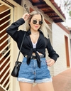 Camisa oversized preta