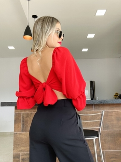 Cropped Manu vermelho - comprar online